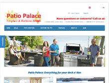 Tablet Screenshot of patiopalace.com
